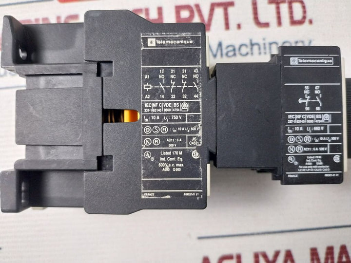 Telemecanique La2 Dt2 Time Delay Contact Block