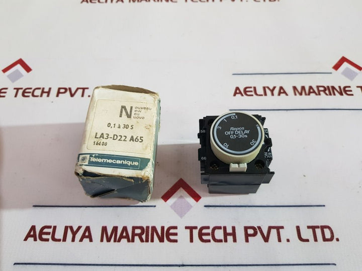 Telemecanique La3-d22•A65 Time Delay Block 0.1-30 S
