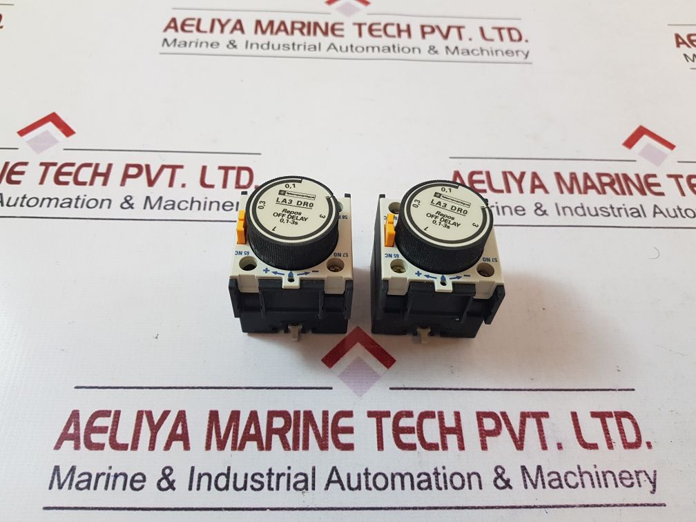 Telemecanique la3 dr0 time delay block