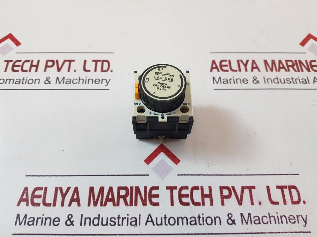Telemecanique la3 dr0 time delay block