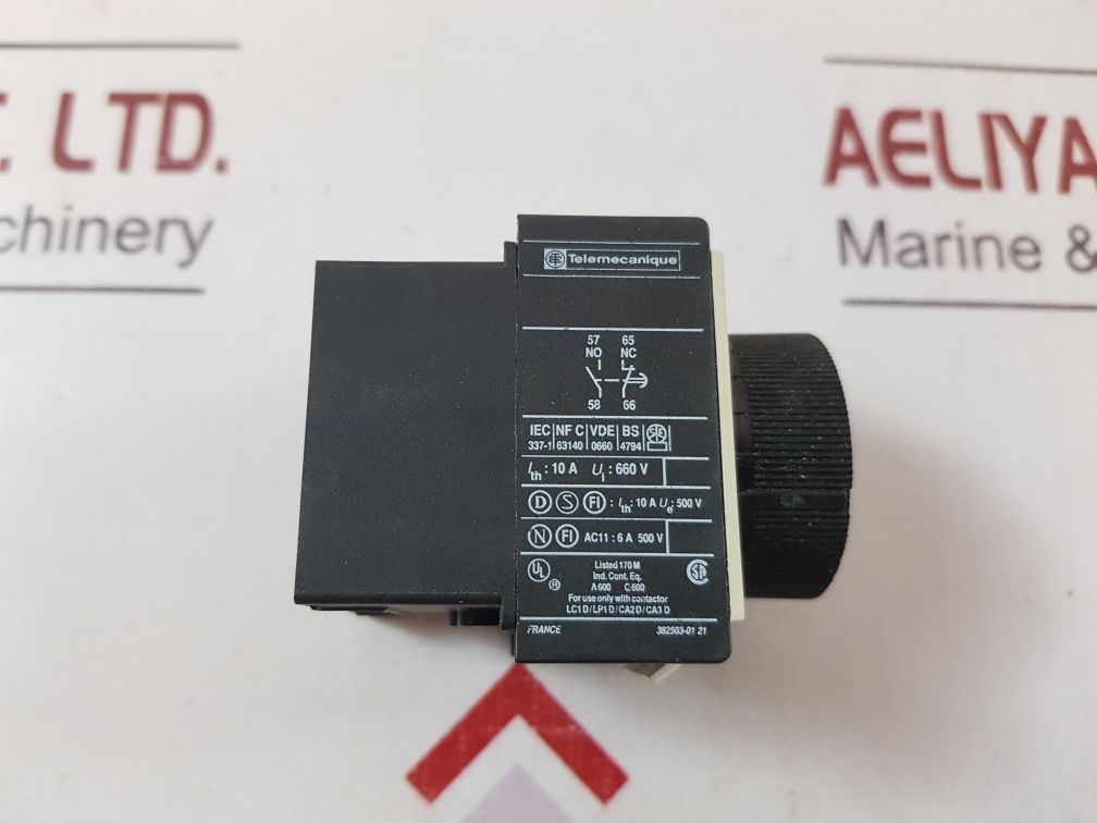 Telemecanique la3 dr0 time delay block