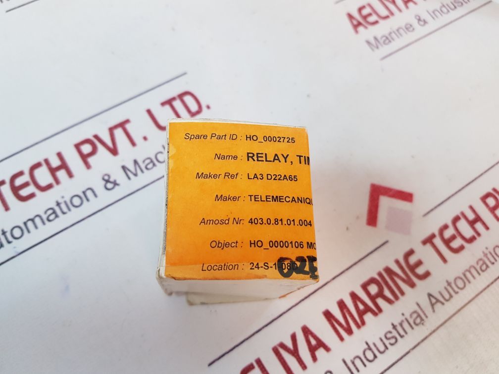 Telemecanique La3 Dr2 Time Delay Block