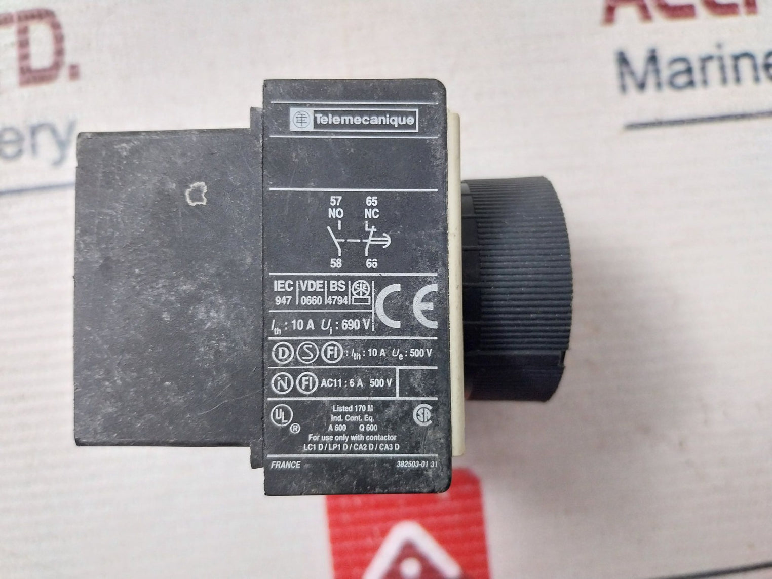 Telemecanique La3 Dr2 Time Delay Block 500V