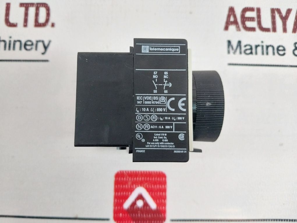 Telemecanique La3 Dr4 Time Delay Block