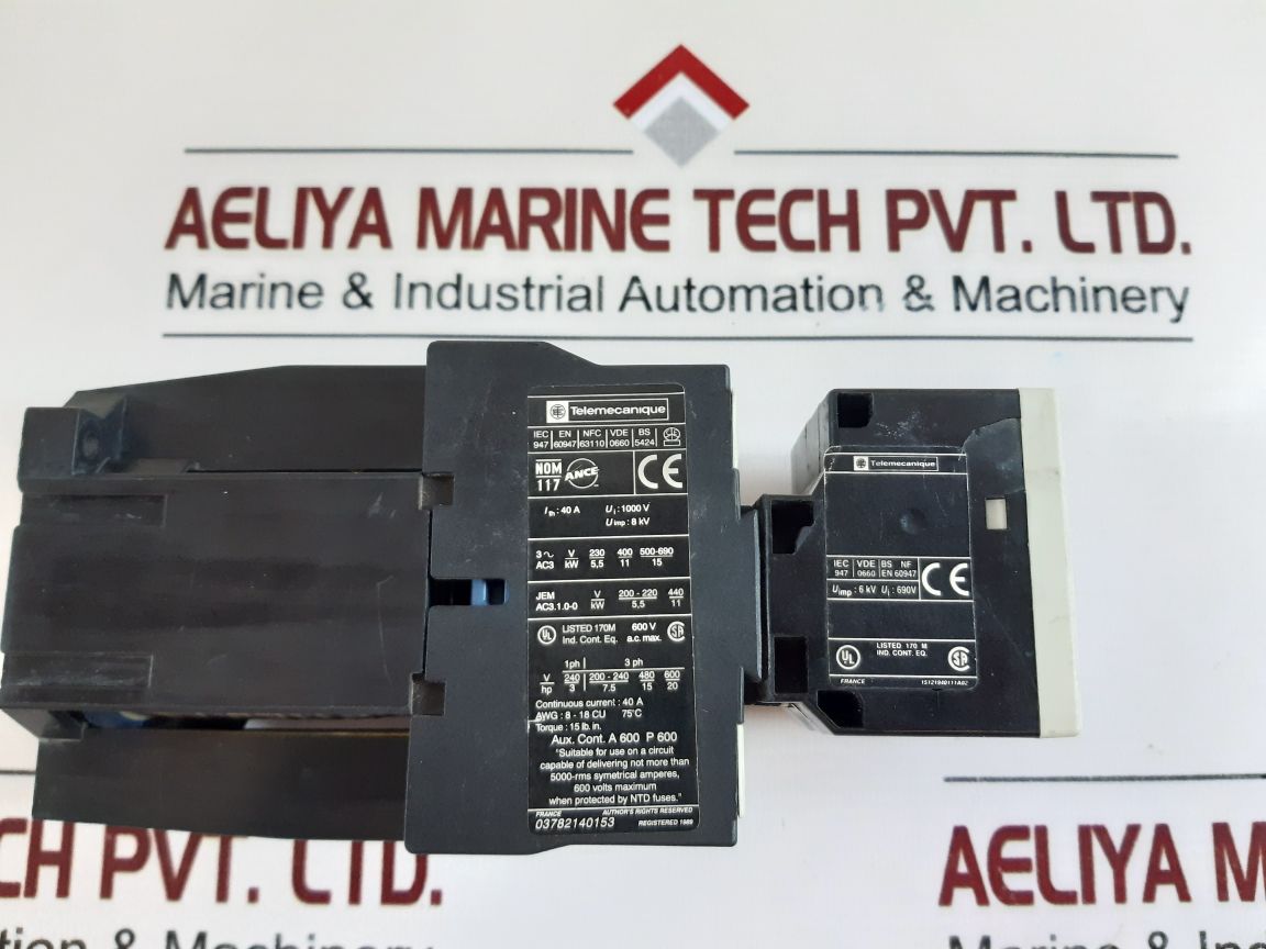Telemecanique La6 Dk10 Contact Block With Contactor