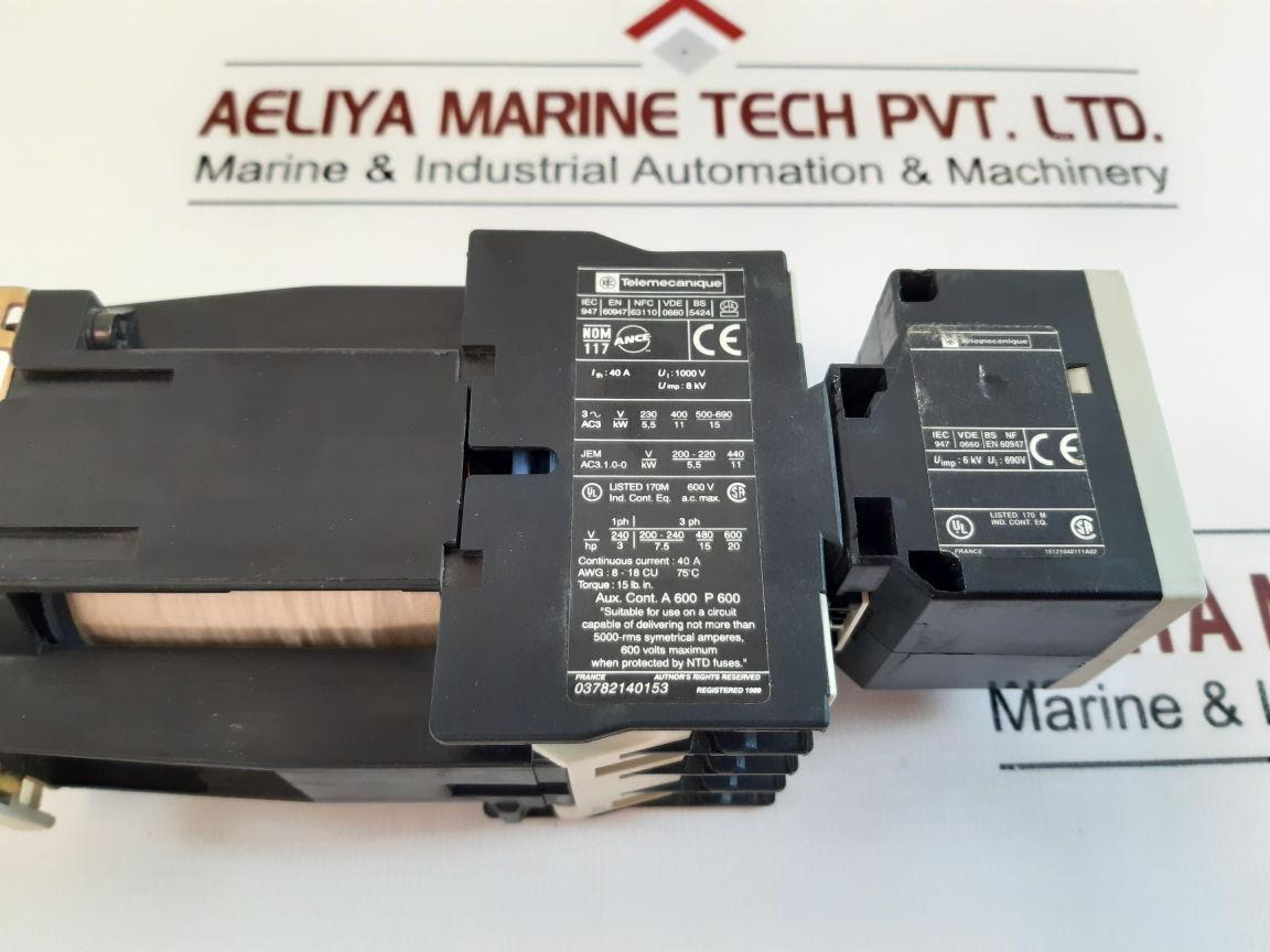Telemecanique La6 Dk10 Contact Block With Contactor