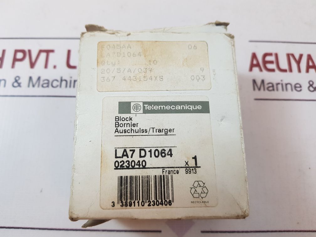 Telemecanique la7-d1064 thermal relay block