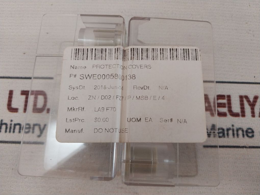 Telemecanique La9 F70 Protection Cover