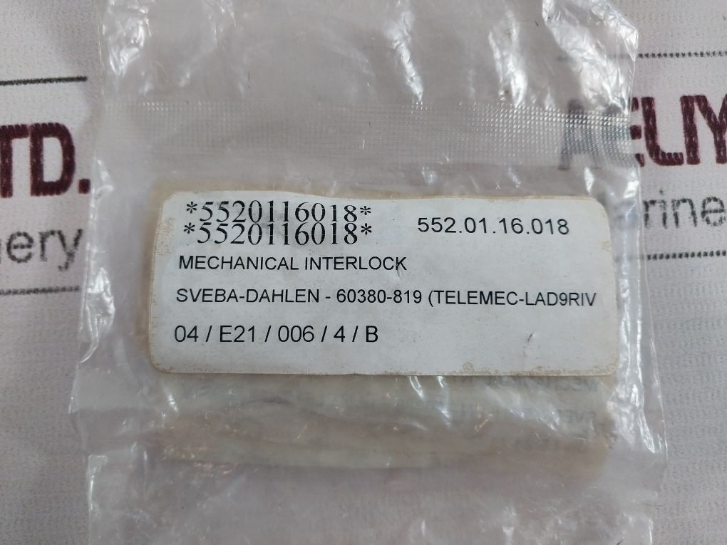 Telemecanique/Schneider Lad9R1V Mechanical Interlock Kit