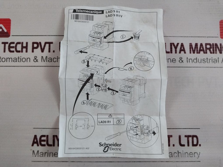Telemecanique/Schneider Lad9R1V Mechanical Interlock Kit