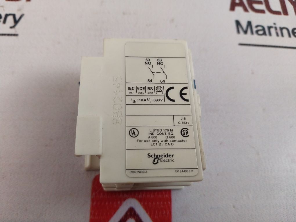 Telemecanique Ladn20 Auxiliary Contact Block 