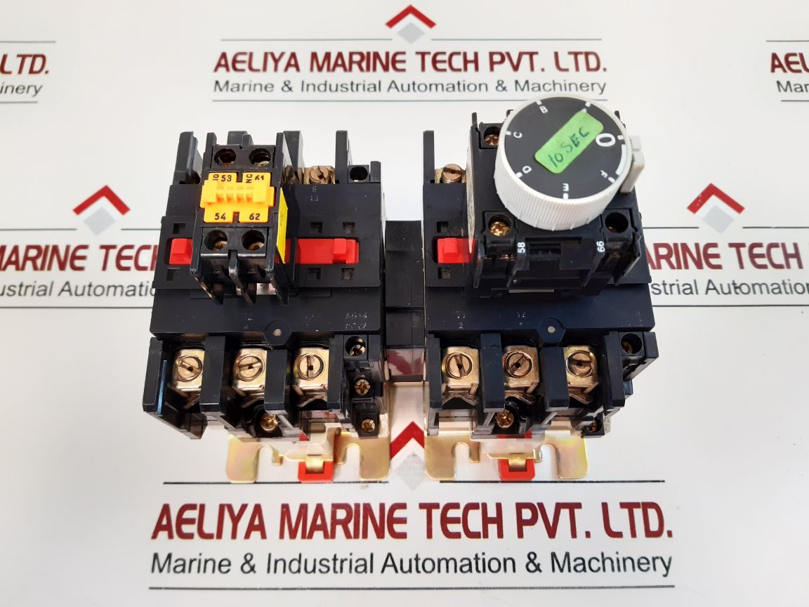 Telemecanique Lc1-d633 Contactor,La1-d11 A65 Contactblock With La3-d22•A65 Timer
