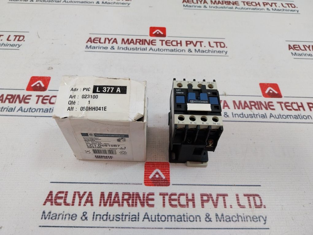 Telemecanique Lc1 D0910B7 Contactor 24V 50/60Hz