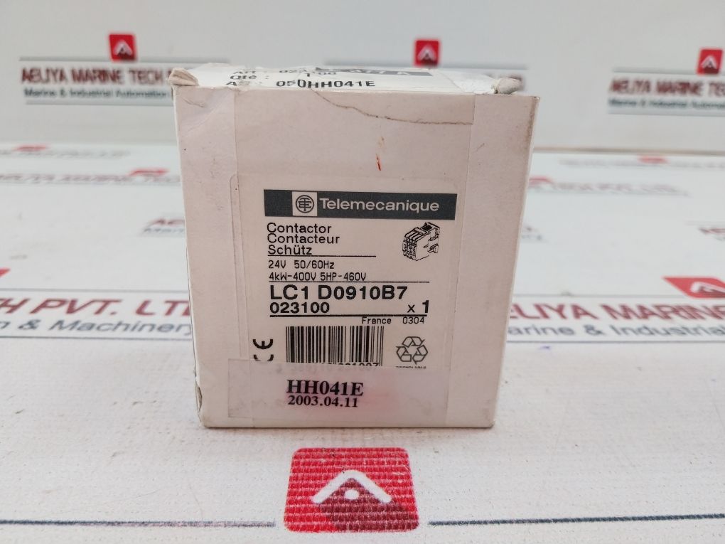 Telemecanique Lc1 D0910B7 Contactor 24V 50/60Hz