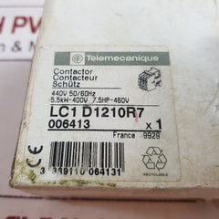 Telemecanique lc1 d12 10 contactor