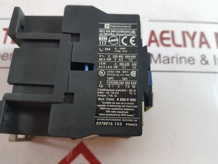 Telemecanique lc1 d12 10 contactor