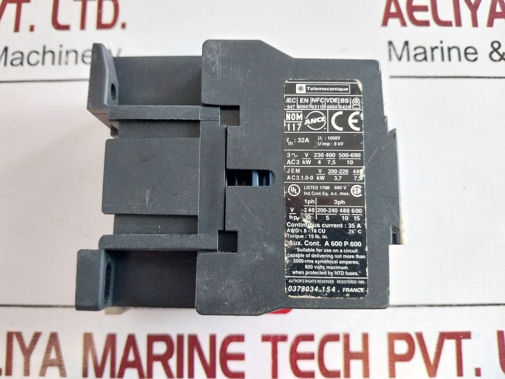 Telemecanique Lc1 D1810 Starter Contactor 230V 50Hz