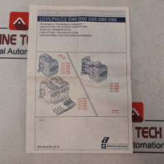 Telemecanique Lc1 D4011M7 Contactor 220V 50/60Hz