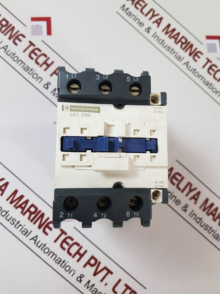 Telemecanique Lc1 D50 Contactor 24 V 5060 Hz
