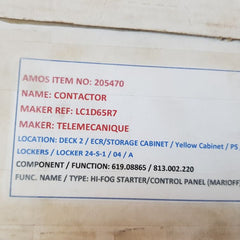 Telemecanique Lc1 D65 Lc1 D6511 Contactor
