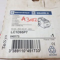 Telemecanique/schneider electric lc1 d9511 contactor