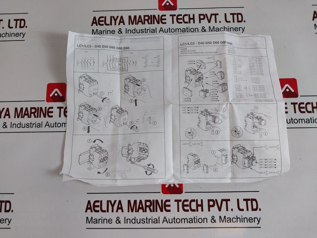 Telemecanique Lc1 D95 (Lc1 D9511) Contactor