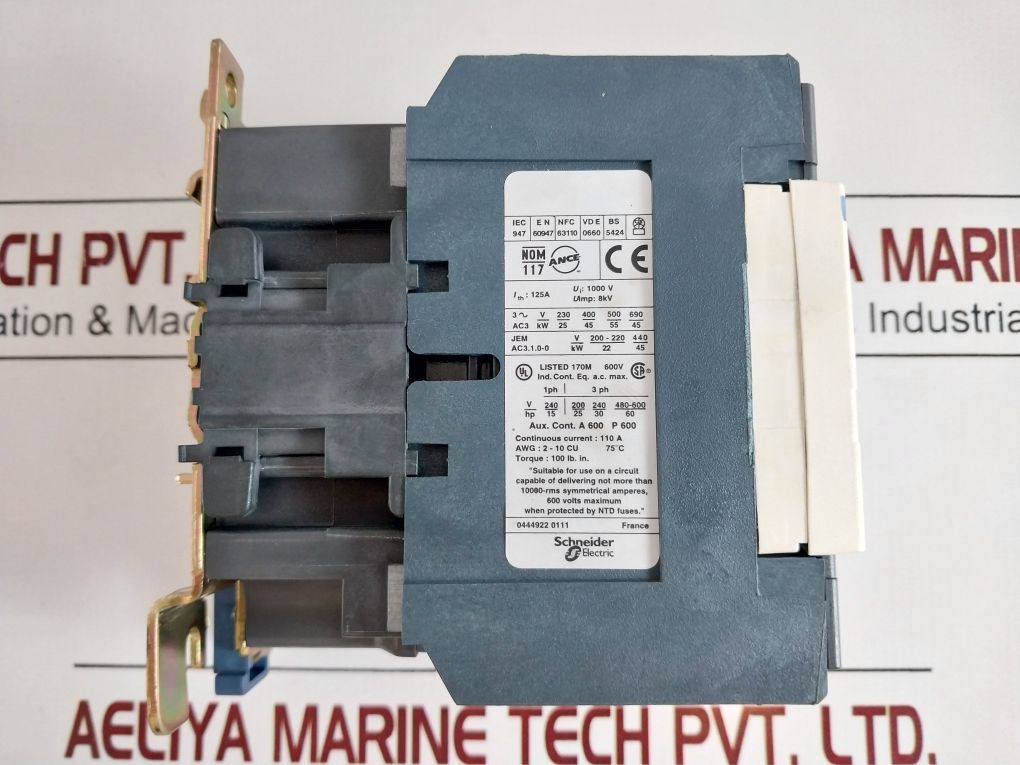 Telemecanique Lc1 D95 (Lc1 D9511) Contactor