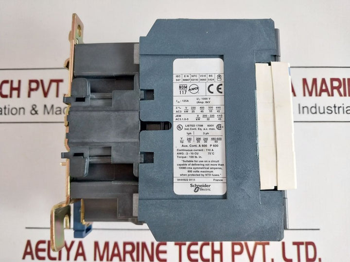 Telemecanique Lc1 D95 (Lc1 D9511) Contactor