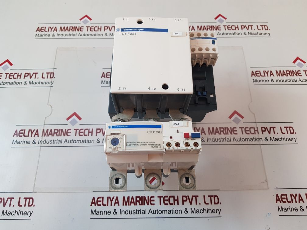 Telemecanique Lc1 F225 Contactor With Lr9 F 5371 Overload Relay
