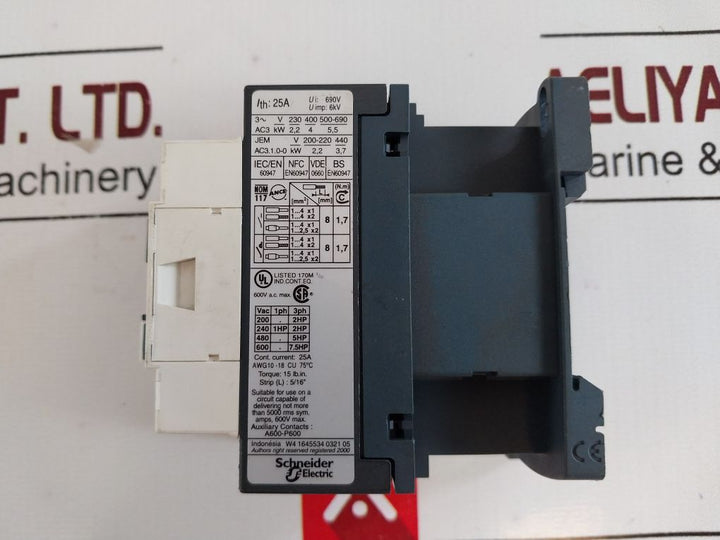 Telemecanique Lc1D09 Contactor Free Shipping