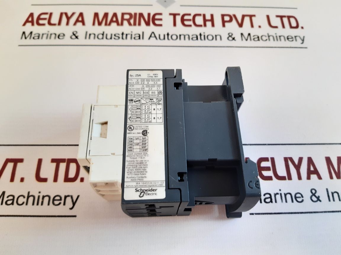 Telemecanique Lc1D09 Contactor 230V 5060Hz
