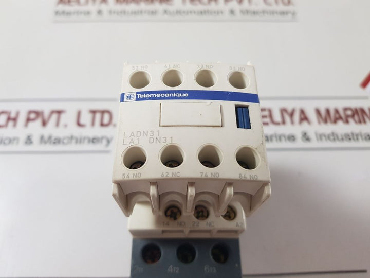 Telemecanique Lc1D25 Contactor With Ladn31 La1 Dn31 Contact Block

