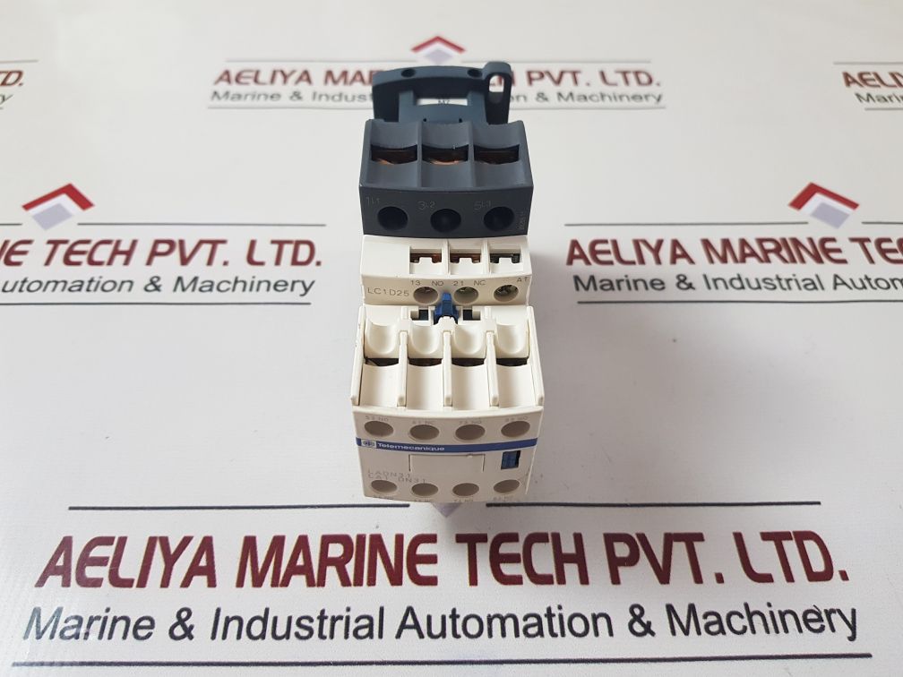 Telemecanique Lc1D25 Contactor With Ladn31 La1 Dn31 Contact Block
