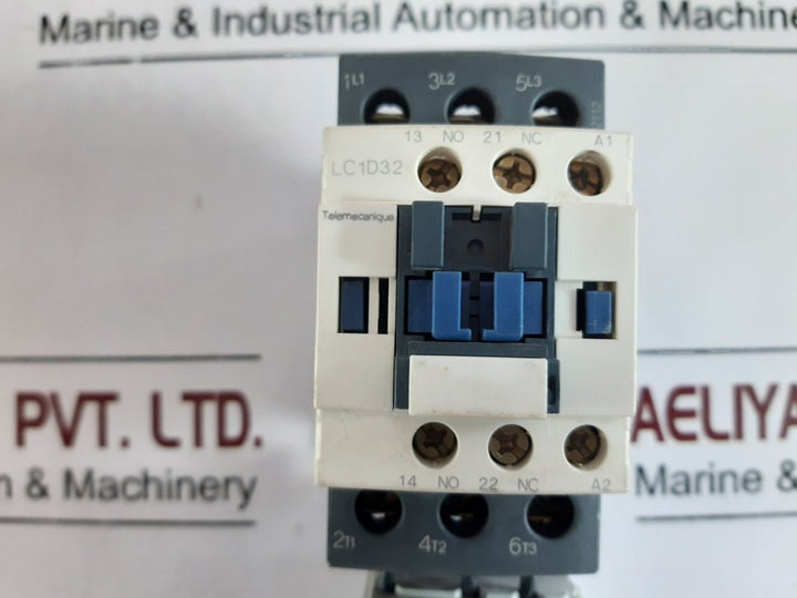 Telemecanique Lc1D32 Power Contactor With Allen-bradley 193-ea1Fb Overload Relay