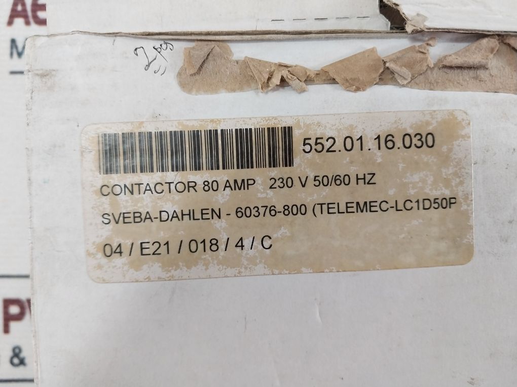 Telemecanique Lc1D50P7 Contactor 042196 230V 50/60Hz