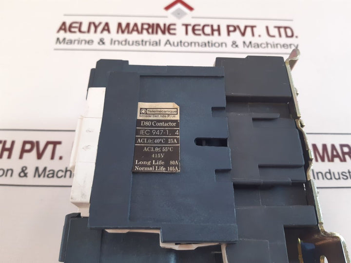 Telemecanique Lc1D80 (Lc1 D8011) Contactor