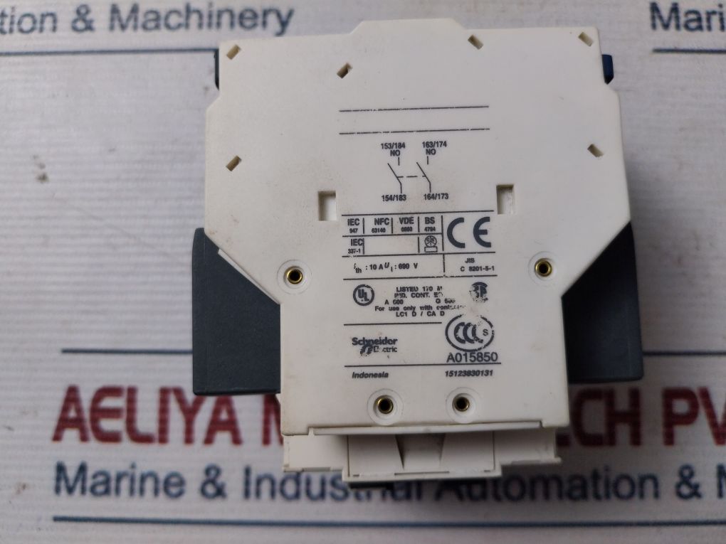 Telemecanique Lc1Dt25 Contactor With Lad8N20 Auxiliary Contact Block