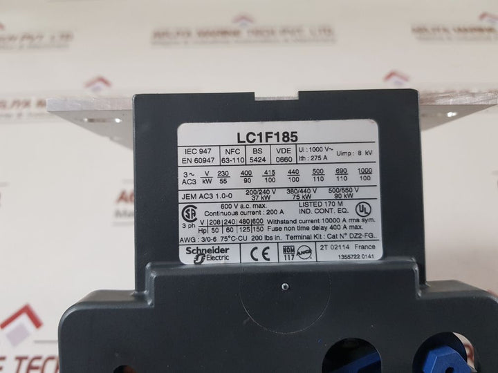 Telemecanique Square D Lc1F185 Contactor
