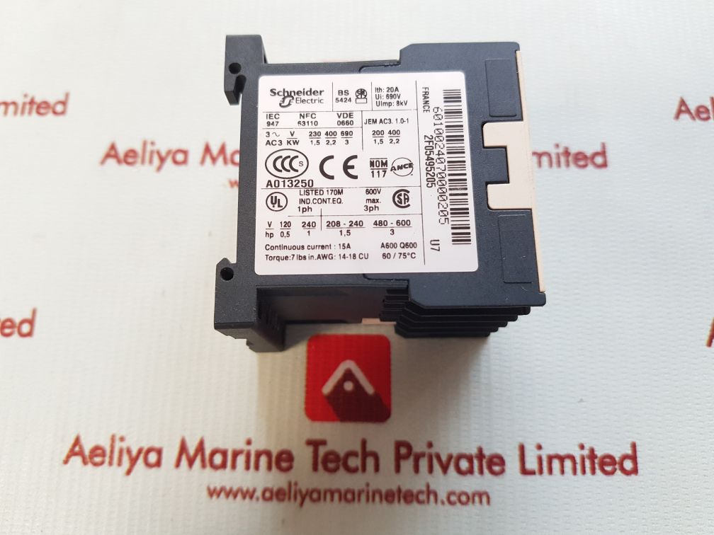 Telemecanique Lc1K0601U7 Contactor