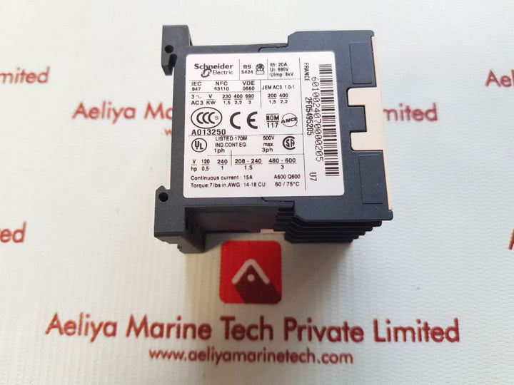Telemecanique Lc1K0601U7 Contactor