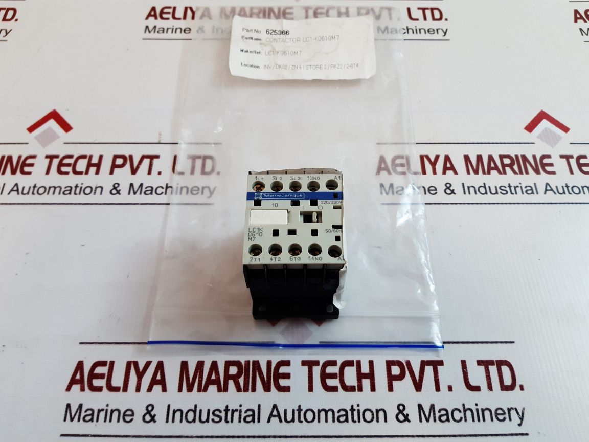 Telemecanique Lc1K0610M7 Contactor 625366
