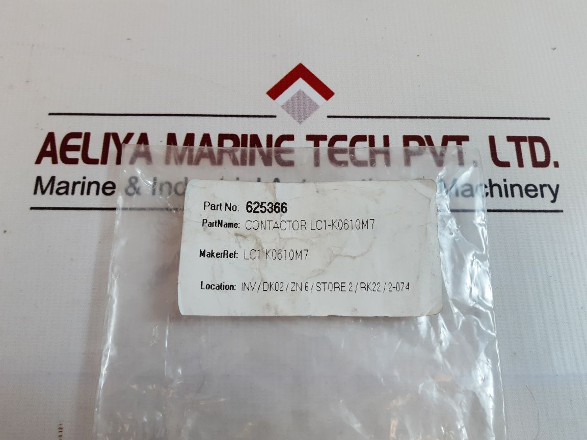 Telemecanique Lc1K0610M7 Contactor 625366