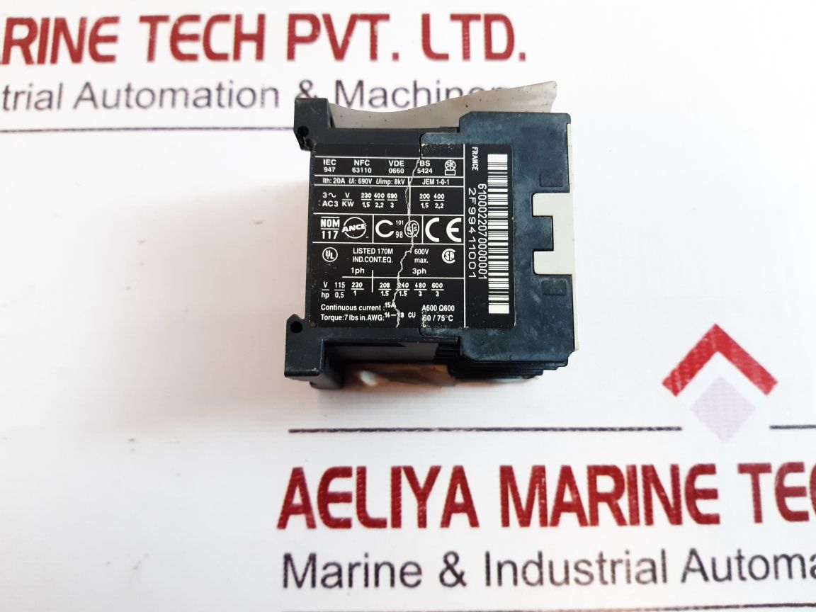 Telemecanique Lc1K0610M7 Contactor 625366