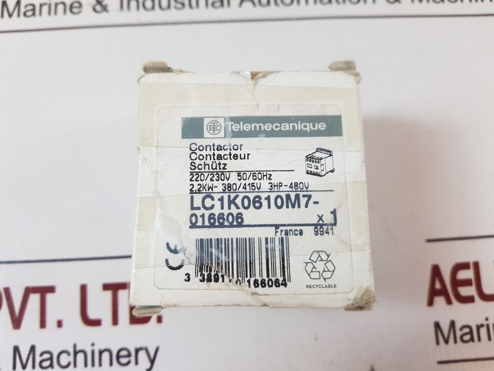 Telemecanique Lc1K0610M7 Contactor 625366