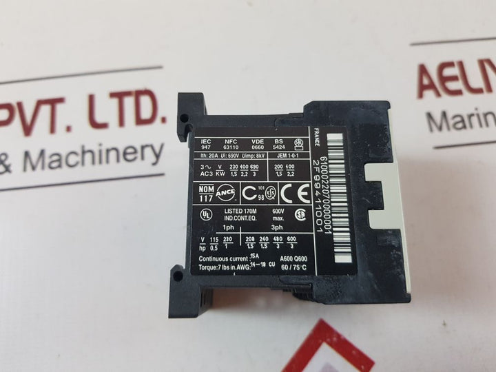 Telemecanique Lc1K0610M7 Contactor 625366