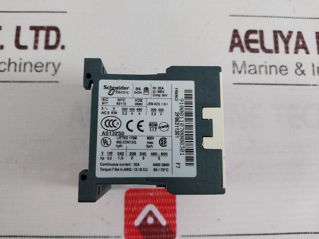 Schneider/Telemecanique Lc1K0910F7 Magnetic Contactor 110V 50/60Hz