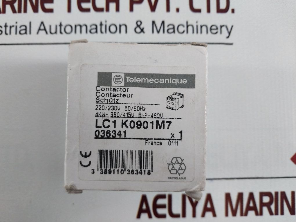 Telemecanique Lc1K 0901 M7 Contactor