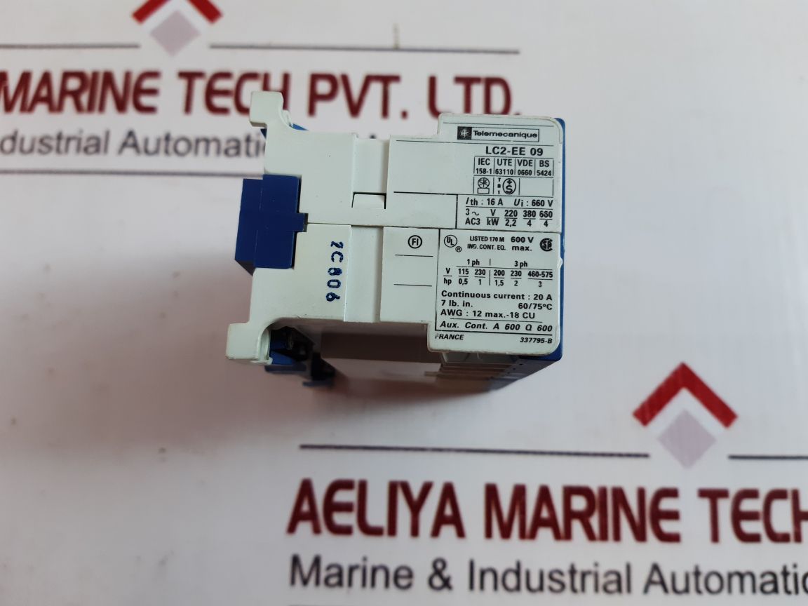 Telemecanique Lc2-ee 09 Relay Motor Contactor