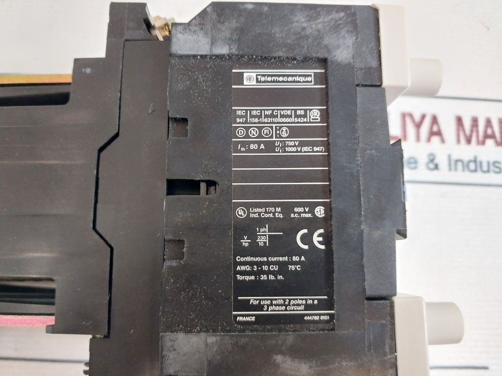 Telemecanique Lp1 D65 008 Reversing Contactor