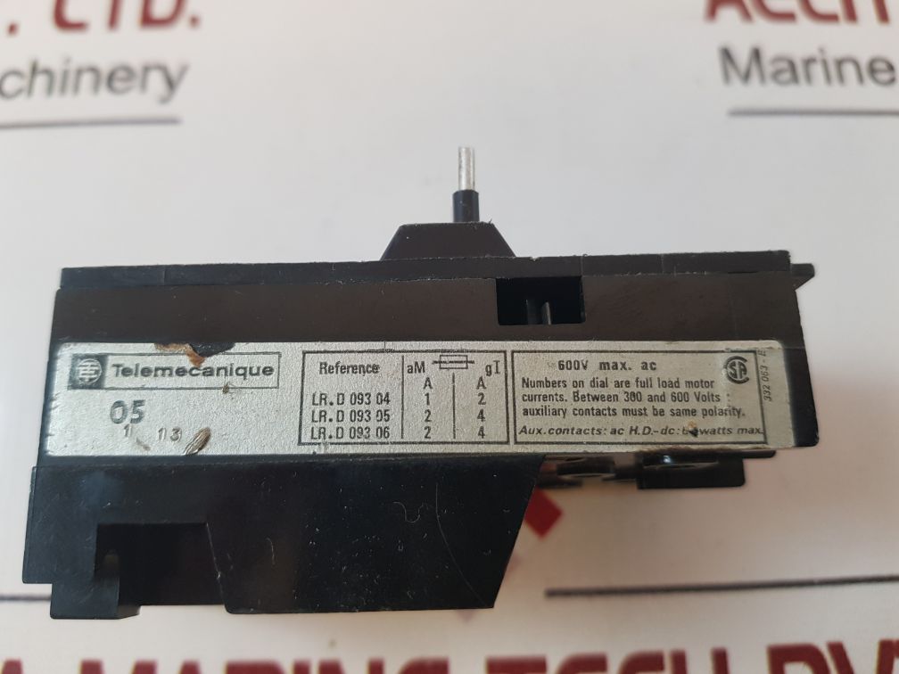 Telemecanique Lr1-d09 305 Thermal Overload Relay
